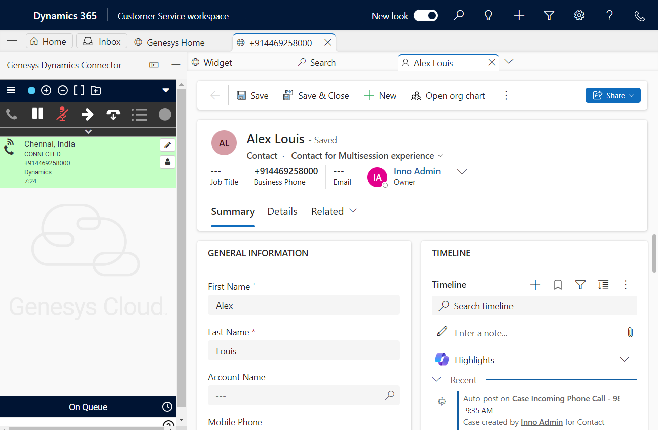Single Match Screen Pop